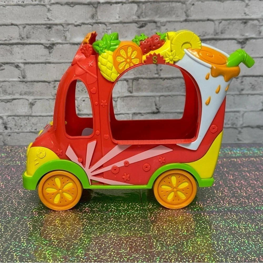 Shopkins Shoppies Smoothie Juice Truck Van Vehicle Retired Fruit Car